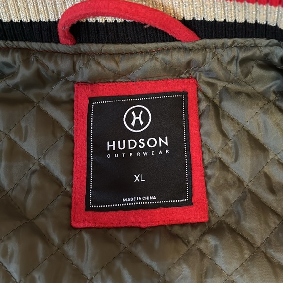 Hudson Outerwear Varsity Jacket Size XL GUC - Picture 11 of 14